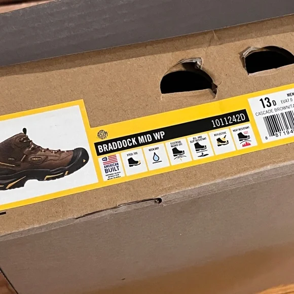 KEEN Men’s Braddock Mid WP Workboot - Picture 6 of 6